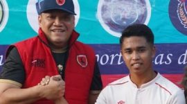 Chairman Lombok FC yang juga pendiri klub H. Bambang Kristiono, SE (HBK).  FOTO : Lombok FC