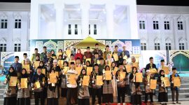 Kecamatan Pemenang Raih Juara Umum MTQ Ke-10 Tingkat Kabupaten Lombok Utara. (Foto : Harian Lombok ).