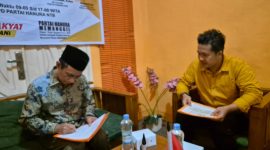 H. M. Syamsul Luthfi bersama ketua TPPP NTB Partai Hanura.