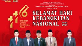 Pimpinan, Anggota DPRD  dan Sekretariatan DPRD Kabupaten Lombok Timur Mengucapkan Selamat Hari Kebangkitan Nasional . (Foto: Harian Lombok/Dok. Sekretariatan DPRD Lotim).