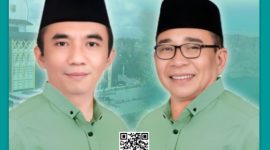 Pasangan bakal calon Bupati dan Wakil Bupati, HM Syamsul Luthfi-H. Abdul Wahid. (Foto : Harian Lombok/Istimewa).