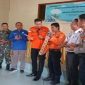 Kalak BPBD H. Mulyadi, S.T  pada saat kegiatan sekolah  lapang gempa bumi dan tsunami. (Foto : Harianlombok.com).