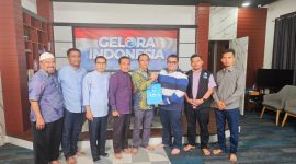 Bakal Calon Bupati Lombok Timur, HM. Syamsul Luthfi di Kantor Pusat DPN Partai Gelora Jakarta. (Foto :Harian Lombok/Istimewa).
