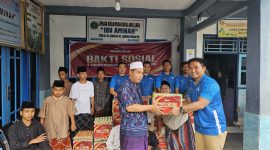 Pengabdian 9 Tahun dengan Hati, Alumni Akpol 2015 Bantu Anak Yatim di NTB. (Foto: www.harianlombok.com/Istimewa).