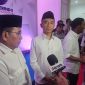 Bakal calon Bupati dan Wakil Bupati Lombok Timur, H. M. Syamsul Luthfi-H. Abdul Wahid diwawancara awak media usai menerima surat rekomendasi Partai Perindo, Rabu 17 Juli 2024 di Jakarta. (Foto: www.harianlombok.com).