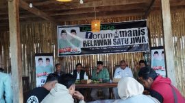 Bacawabup H. Abdul Wahid saat menghadiri Peluncuran Forum Ngopi Manis Relawan Satu Jiwa Luthfi-Wahid, di Praja Cofee Loyok, Ahad sore, 4 Agustus 2024. (Foto: www.harianlombok.com).