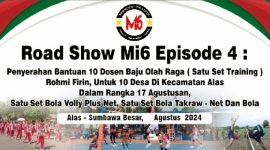 Mi6 Kembali Roadshow di Sumbawa, Bersiap Matangkan Kongres Rakyat untuk Rohmi-Firin. (Foto: www.harianlombok.com/Istimewa).