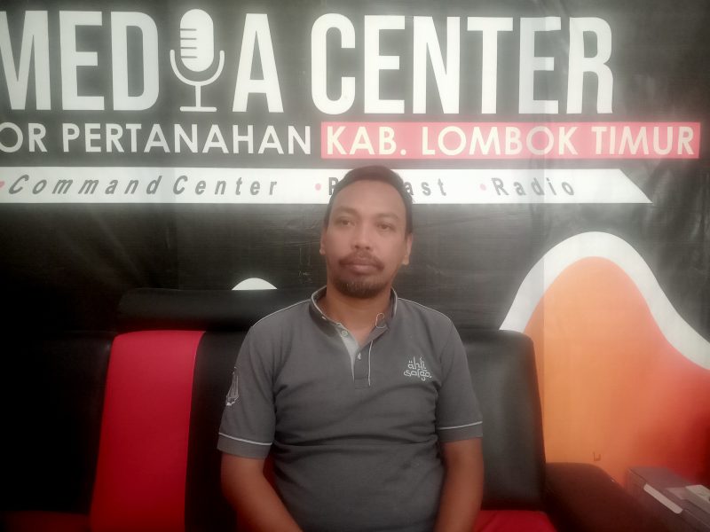 Kepala Seksi Penetapan Hak dan Pendaftaran BPN Lotim, Darmawan Wibowo 