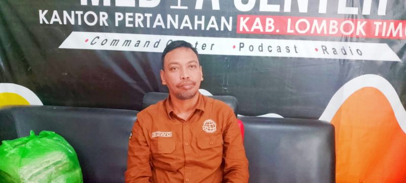 Kepala Seksi Penetapan Hak dan Pendaftaran BPN Lombok Timur, Darmawan Wibowo