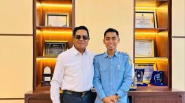 Bupati Lotim Haerul Warisin bersama Dirut PDAM Sopyan Hakim 