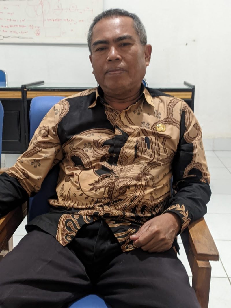 Kabid Pengairan PUPR Lotim Harun, SH. 