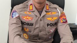 Kasat Lantas Polres Lotim  AKP Abdul Rachman, S.Tr.K., S.I.K.,