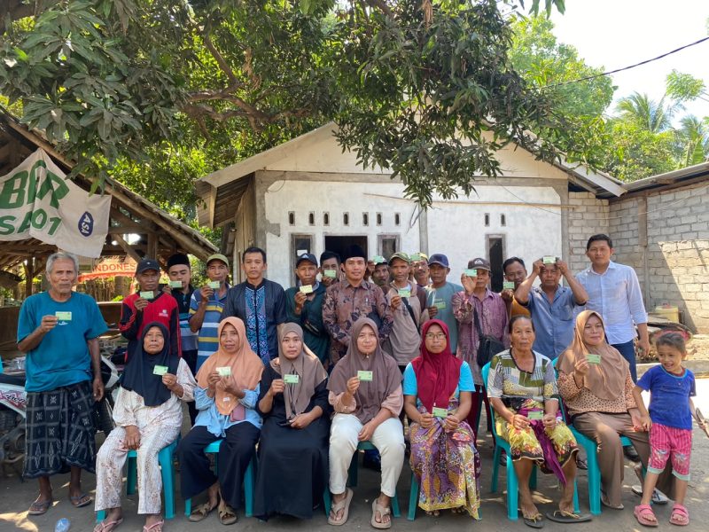 BAZNAS Lotim bersama Kelompok Tani Barokah Zakat Desa Gunung Malang