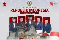 Pimpinan, Anggota dan Sekretariat DPRD Lombok Timur Mengucapkan Selamat HUT ke-81 RI. (Foto: Istimewa).