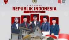 Pimpinan, Anggota dan Sekretariat DPRD Lombok Timur Mengucapkan Selamat HUT ke-81 RI. (Foto: Istimewa).