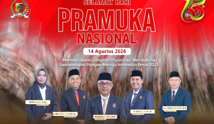 DPRD Lombok Timur Mengucapkan Selamat Hari Pramuka ke-65 Tahun 2026.