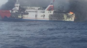 Satu Penumpang Dinyatakan Meninggal, KMP Putri Yasmin Terbakar Diperairan Sekotong 